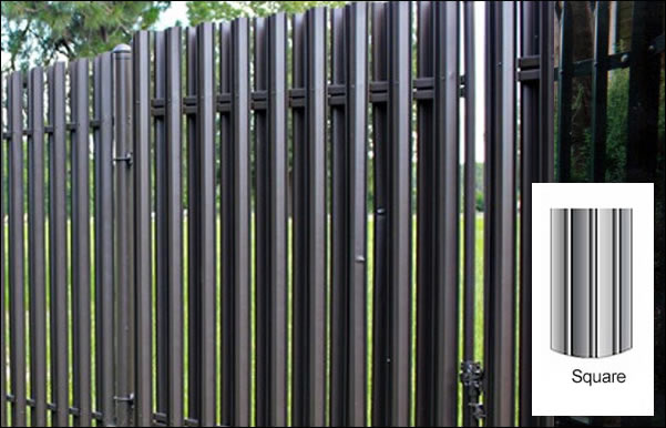 Flat top fence panels